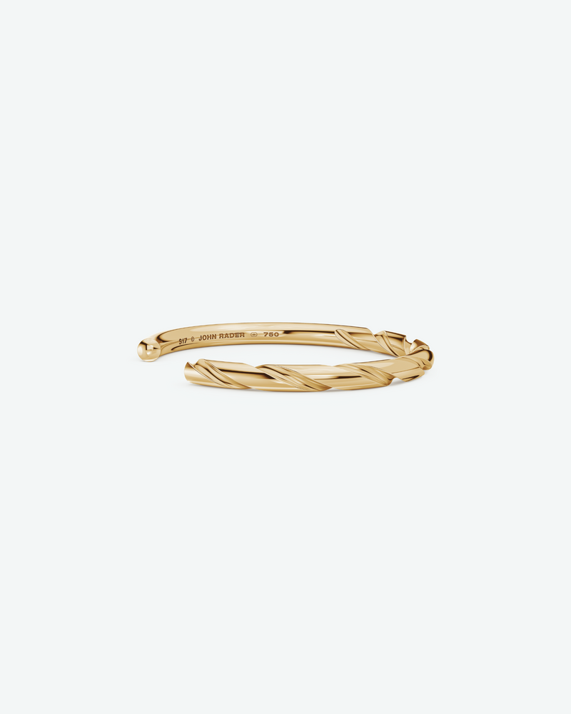 Machina Cuff Bracelet 5mm <br>in Yellow Gold