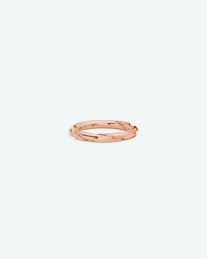 Machina Ring 3mm <br>in Rose Gold